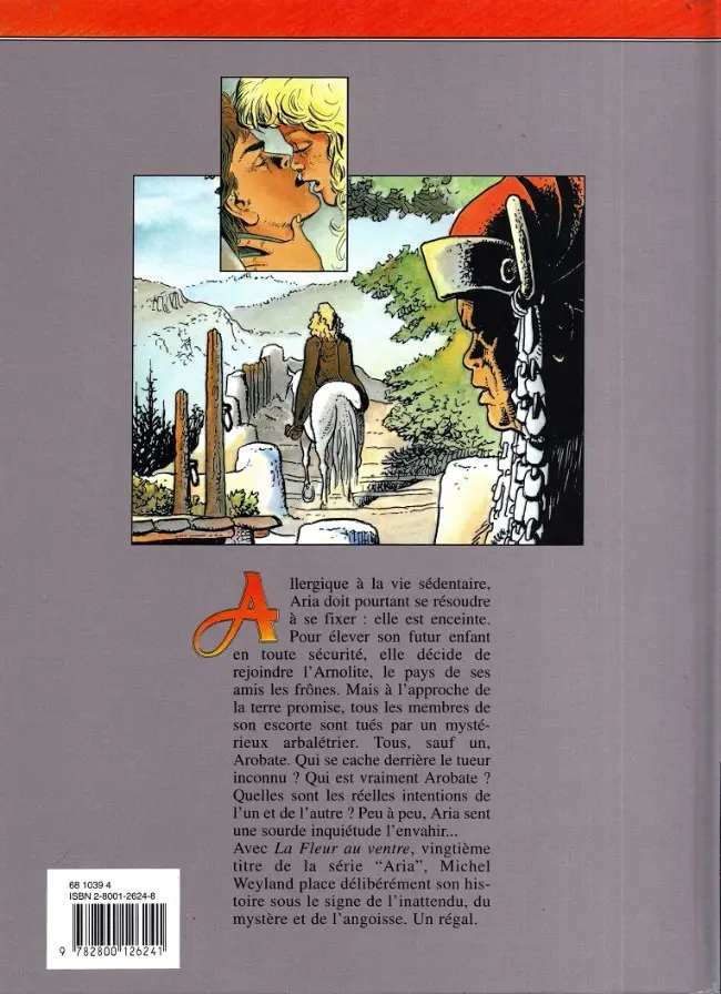 Verso de l'album Aria Tome 20 La fleur au ventre