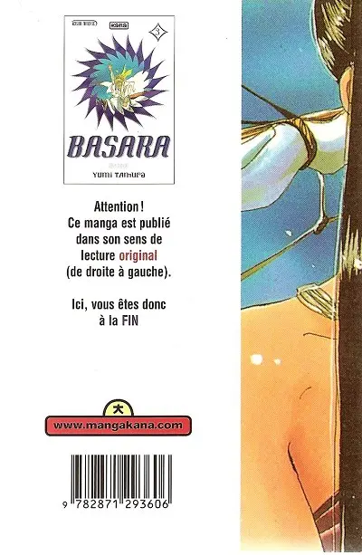 Verso de l'album Basara 3