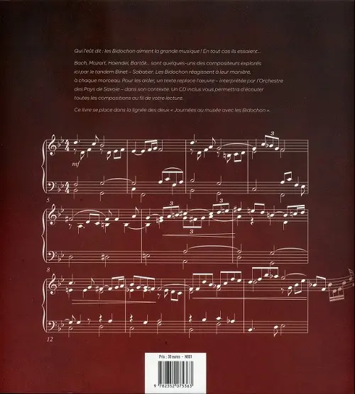 Verso de l'album Les Bidochon Un jour au concert avec les Bidochon