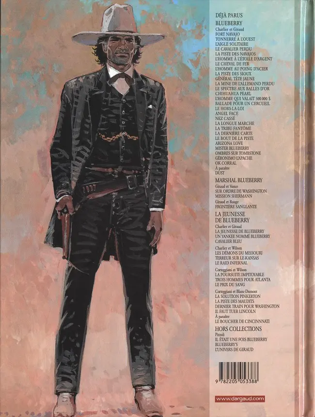 Verso de l'album Blueberry Tome 27 OK Corral