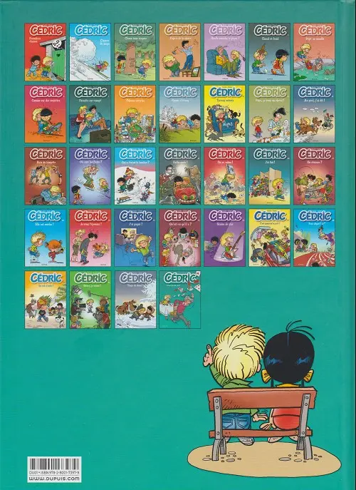 Verso de l'album Cédric Tome 32 C'est pas du jeu !