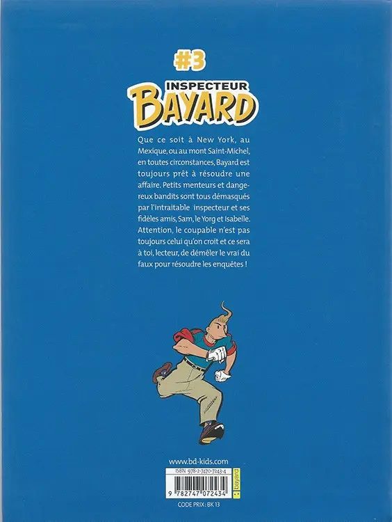 Verso de l'album Les Enquêtes de l'inspecteur Bayard Tome 3
