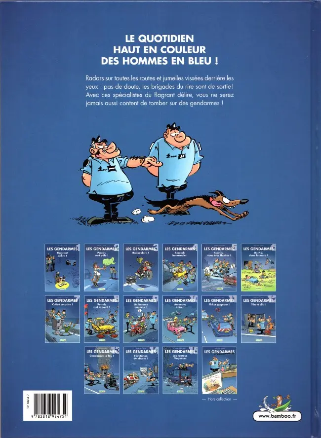 Verso de l'album Les Gendarmes Tome 15 Les toutous flingueurs
