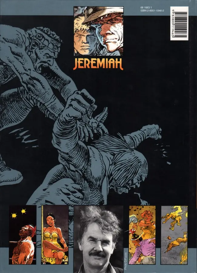 Verso de l'album Jeremiah Tome 16 La ligne rouge