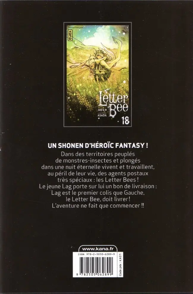 Verso de l'album Letter Bee 18