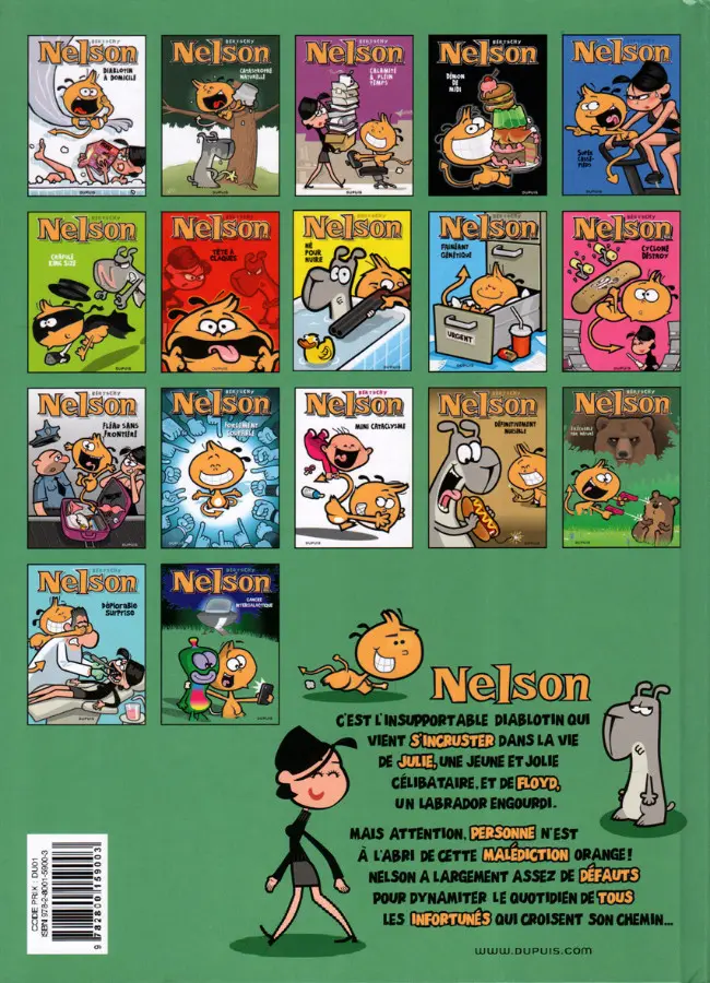 Verso de l'album Nelson Tome 17 Cancre intergalactique