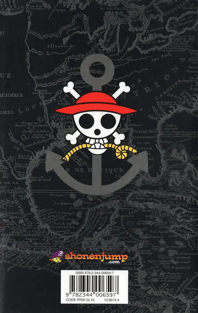 Verso de l'album One Piece Tome 74 Je serai toujours à tes côtés