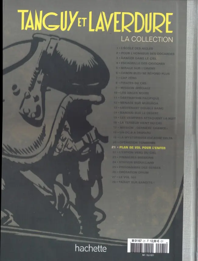Verso de l'album Tanguy et Laverdure - La Collection Tome 21 Plan de vol pour l'enfer