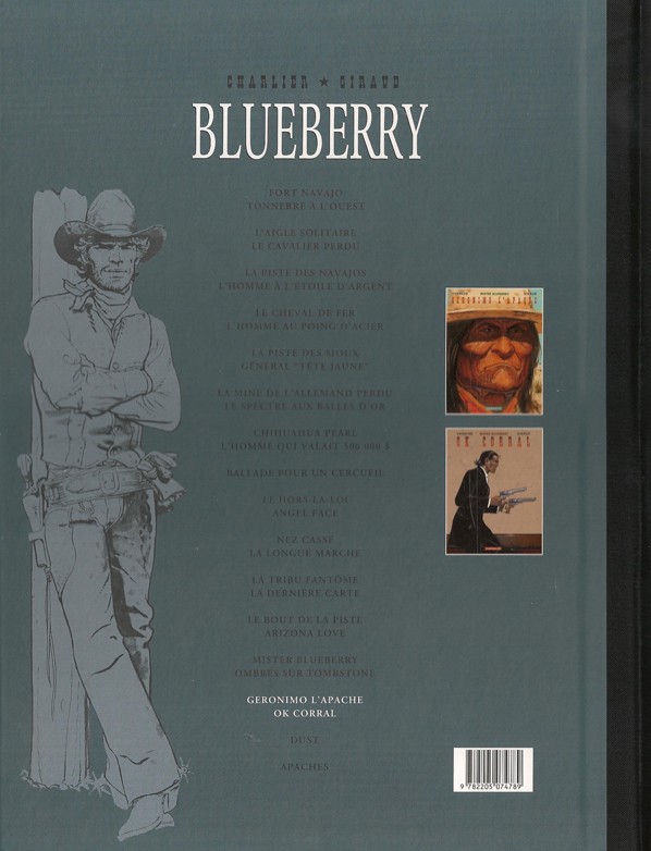 Verso de l'album Blueberry Intégrale Le Soir - Édition de 2015 Volume 14