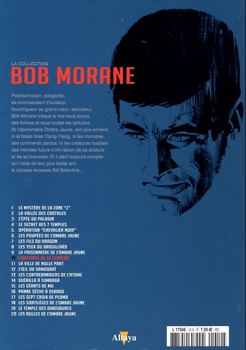 Verso de l'album Bob Morane La collection - Altaya Tome 10 L'archipel de la terreur