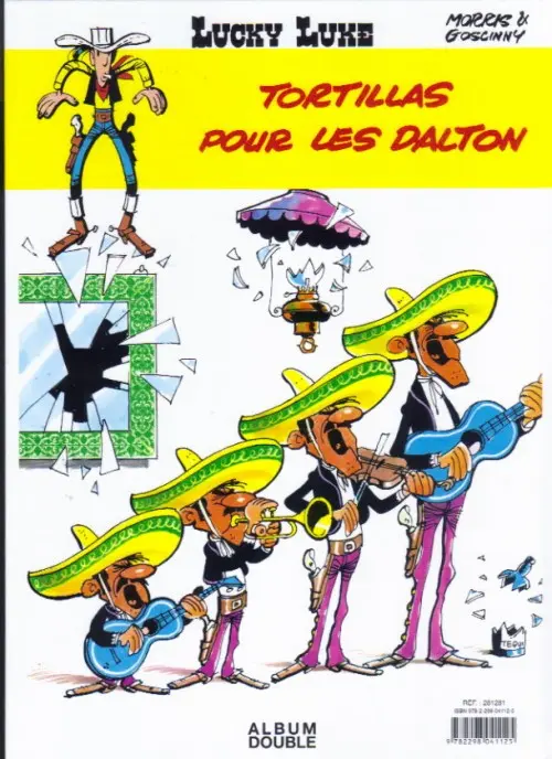 Verso de l'album Lucky Luke Tomes 30 et 31 Calamity Jane / Tortillas pour les Dalton