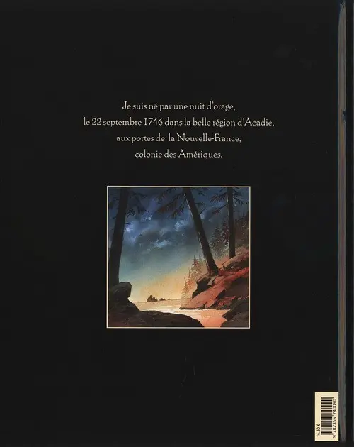 Verso de l'album Canoë Bay