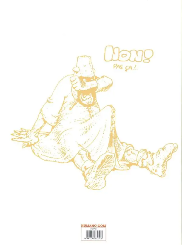 Verso de l'album Le Bandard fou