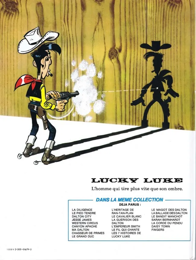 Verso de l'album Lucky Luke Tome 47 Le magot des Dalton