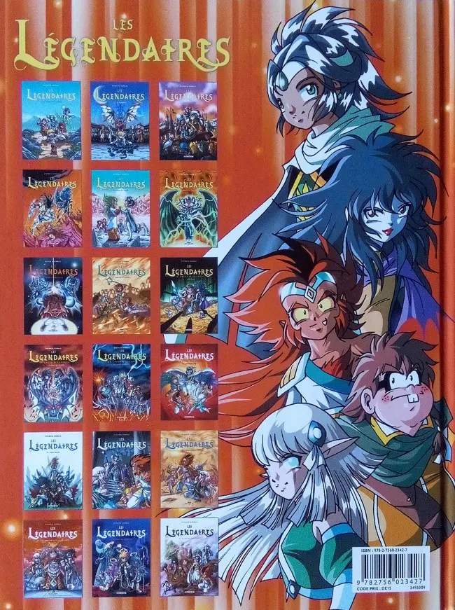 Verso de l'album Les Légendaires Tome 14 L'Héritage du mal