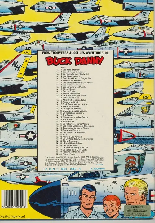 Verso de l'album Buck Danny Tome 15 NC-22654 ne répond plus
