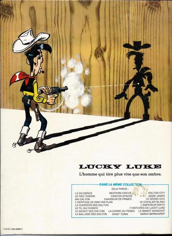 Verso de l'album Lucky Luke Tome 38 Ma Dalton