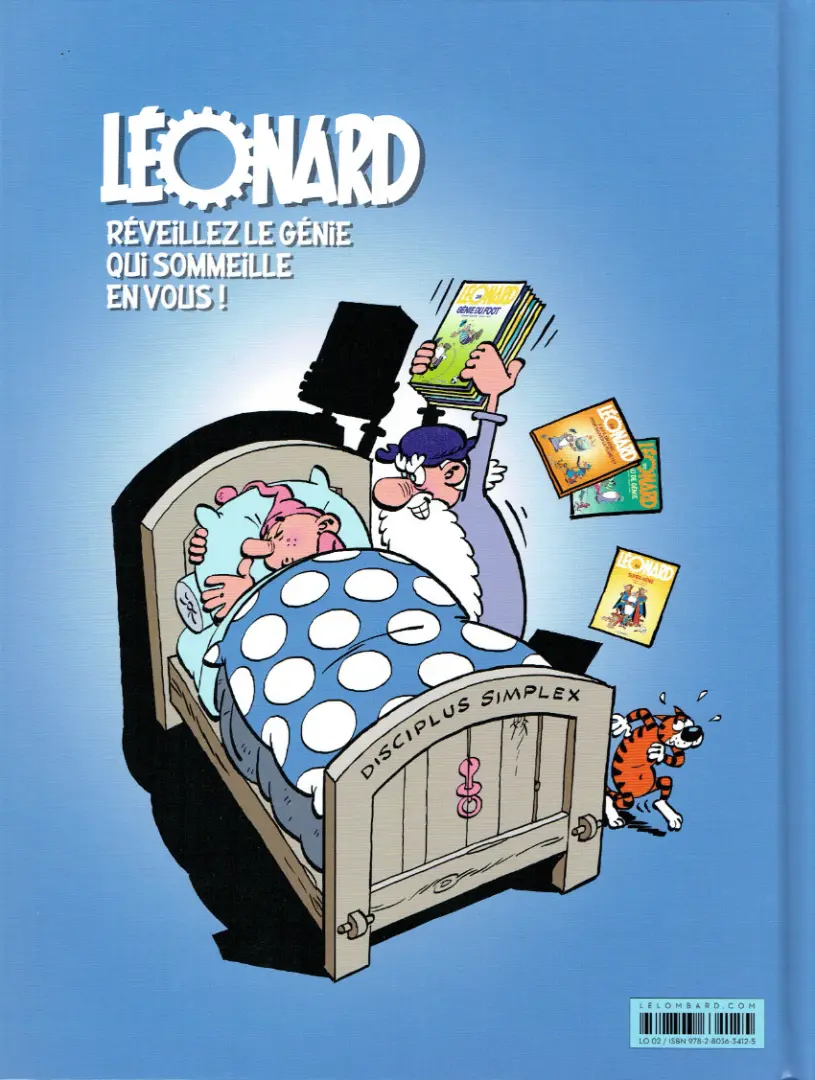 Verso de l'album Léonard Tome 45 Génie de l'insomnie
