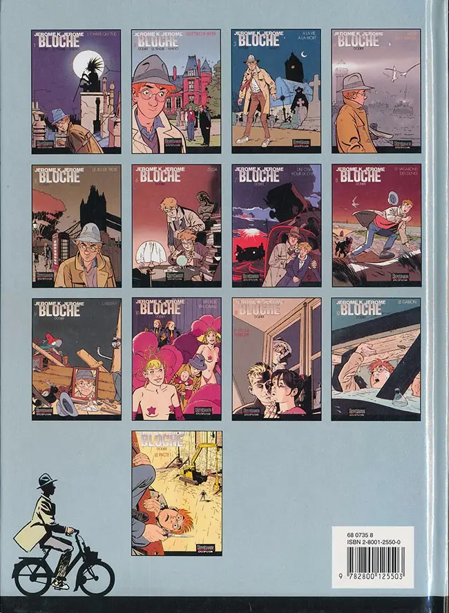 Verso de l'album Jérôme K. Jérôme Bloche Tome 11 Le cœur à droite