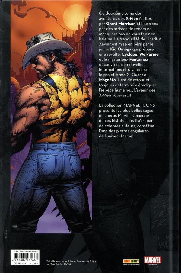 Verso de l'album X-Men Tome 2