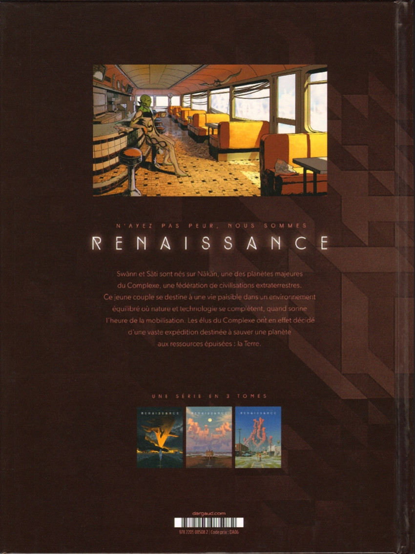 Verso de l'album Renaissance Tome 3 Permafrost