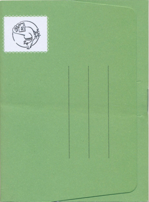 Verso de l'album La sacoche à Rimbaud