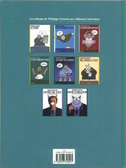 Verso de l'album Le Chat Le Meilleur du Chat