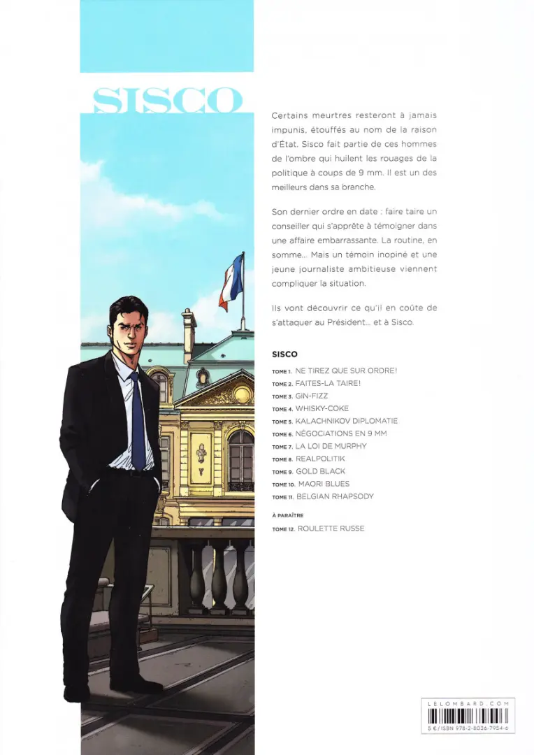 Verso de l'album Sisco Tome 1 Ne tirez que sur ordre !