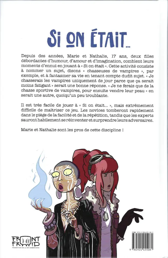 Verso de l'album Si on était... 1