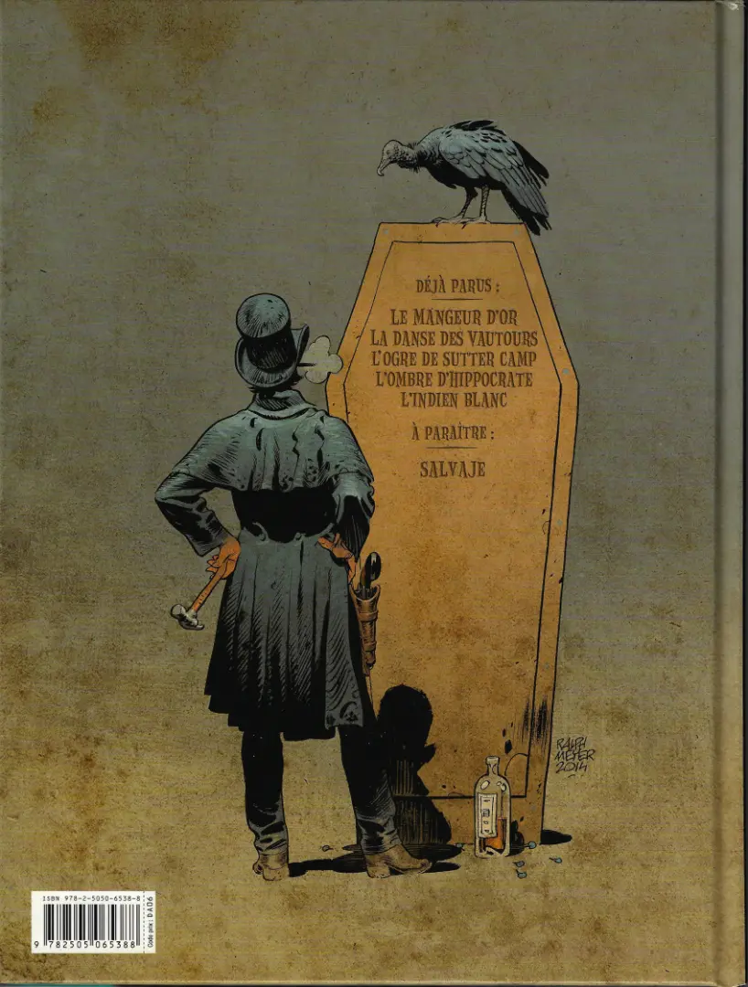 Verso de l'album Undertaker Tome 3 L'Ogre de Sutter Camp