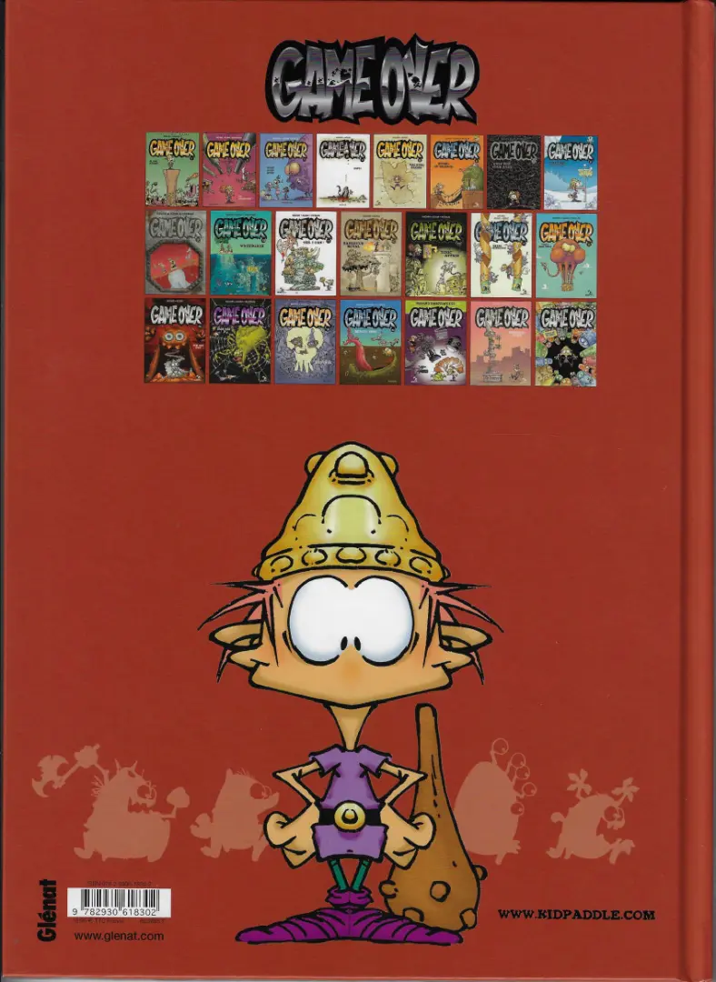 Verso de l'album Game over Tome 9 Bomba Fatale