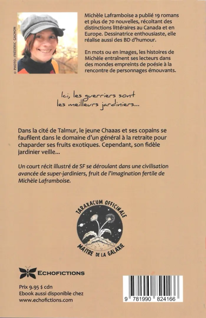 Verso de l'album Le jardin du général
