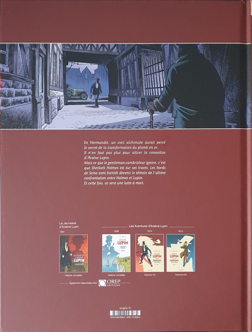 Verso de l'album Arsène Lupin contre Sherlock Holmes 1re Partie Arsène Lupin contre Sherlock Holmes - 1re partie