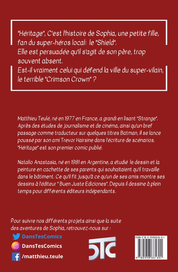 Verso de l'album Heritage #1