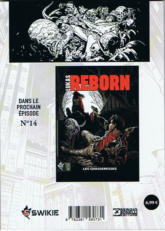 Verso de l'album Lukas / Lukas Reborn N° 13 Dans l'arène