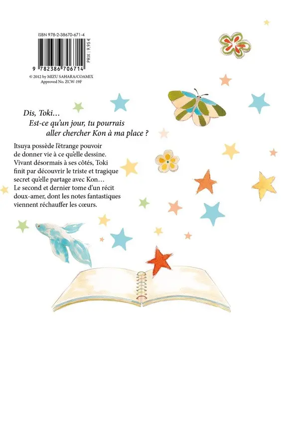 Verso de l'album Itsuya la souffleuse de miracles 2