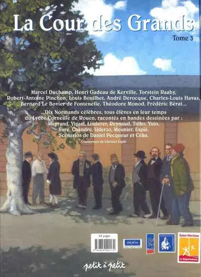 Verso de l'album La Cour des grands Tome 3