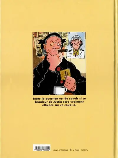 Verso de l'album La Débauche