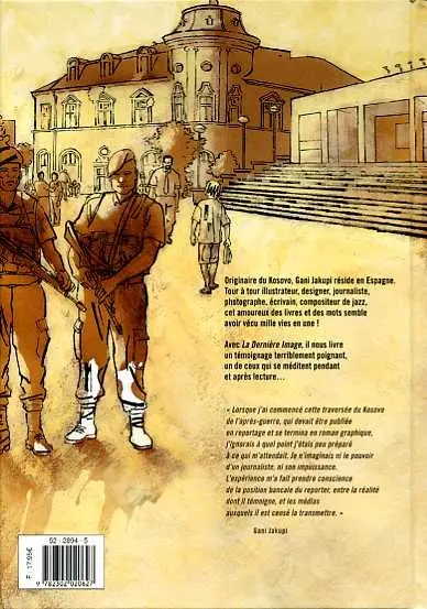 Verso de l'album La Dernière image