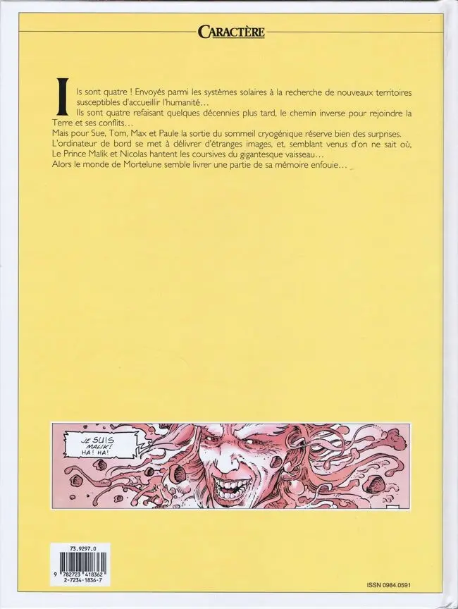 Verso de l'album Les eaux de Mortelune Tome 6 Le chiffre de la bête