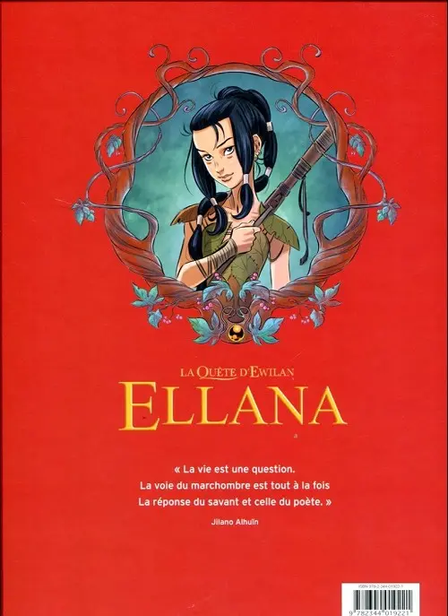 Verso de l'album Ellana Tome 2 La voie des marchombres