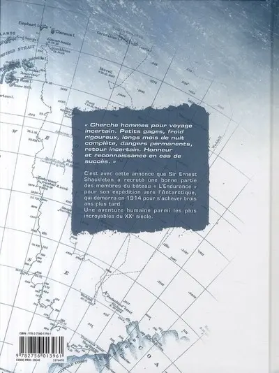 Verso de l'album Endurance