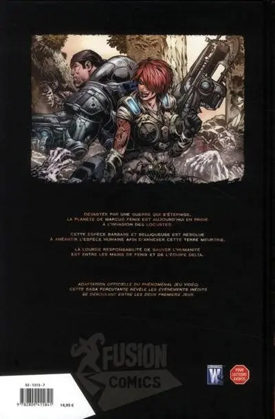Verso de l'album Gears of War Tome 4
