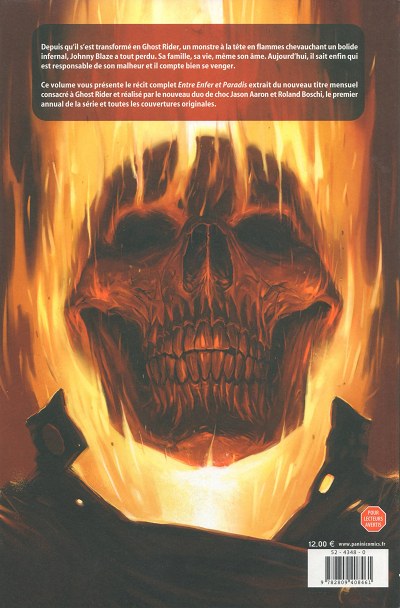 Verso de l'album Ghost Rider Tome 7 Entre enfer et paradis