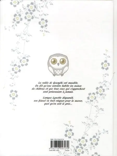 Verso de l'album Harfang