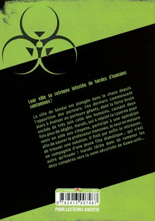 Verso de l'album Infection 4