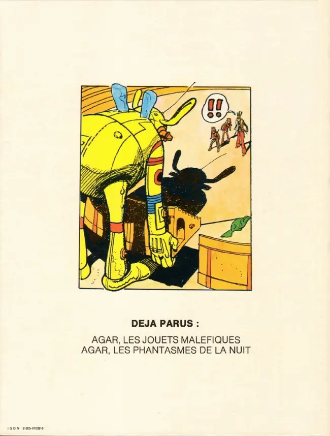 Verso de l'album Agar Tome 3 Eclipso, le magicien de la planète morte