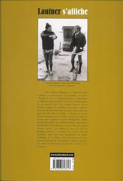 Verso de l'album Lautner s'affiche