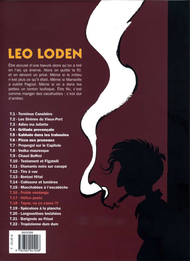 Verso de l'album Léo Loden Intégrale 6