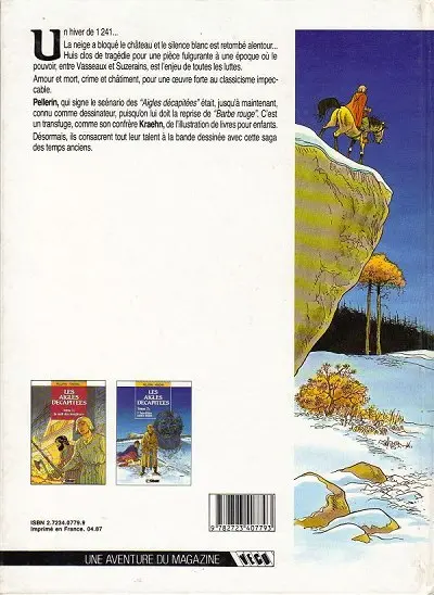Verso de l'album Les Aigles décapitées Tome 2 L'héritier sans nom